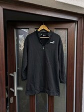 Puma Sweatkleid Puma Damen Sweatkleid Half-Zip Schwarz Gr M ❤️