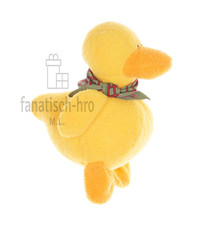 Esprit Stofftier Ente gelb mit Halstuch Plüschtier Kuscheltier duck esprit