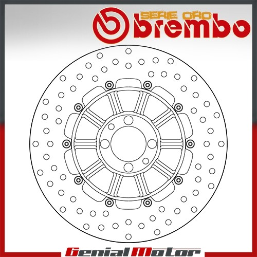 Bremsscheibe fest brembo serie - bremsscheibe,