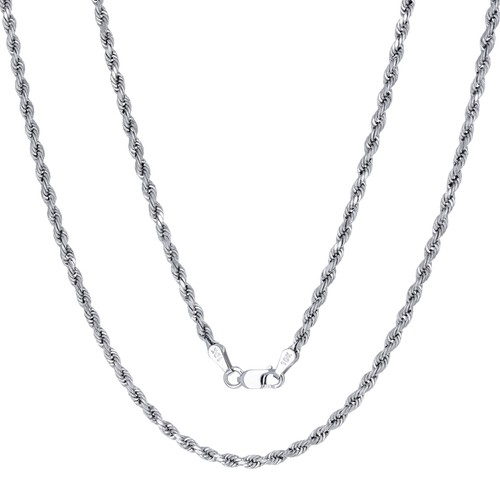 10k weiss gold 5mm - gold, 2.5mm