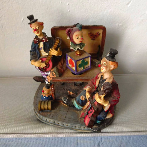Clown artisten figuren - 3x, clown-/artisten-figuren