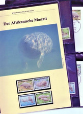 WWF 1984 Togo Afrikanischer Manati Mi.Nr. 1763-66 komplettes Kapitel