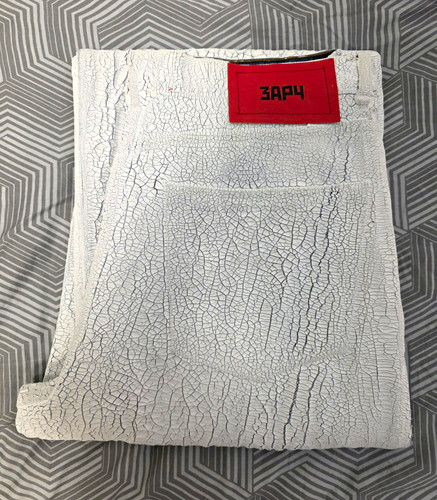 3ap4 white crack jeans größe - 3ap4,