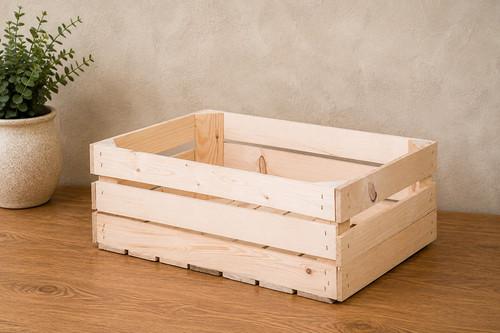 Neue holzkisten natur 60x40x20 - neue,