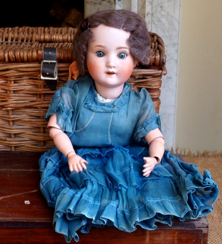 Antike biskuit puppe schönau - antike,