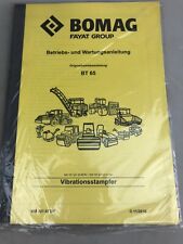 BOMAG BT65 Betriebs- und Wartungsanleitung VIBRATIONSSTAMPFER  11/2016  /1/