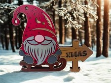 Wichtel mit Schlitten