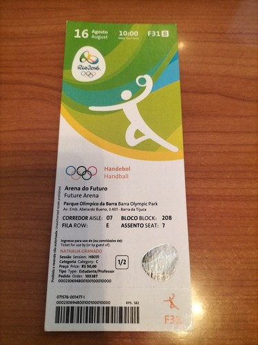 Used ticket olympic 08 - ticket, 16.08