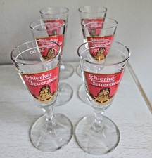 6 x Schierker Feuerstein Harz Gläser 2cl Pinnchen