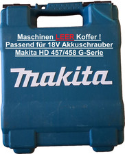 Makita (Leer) Koffer für 18V Akkuschrauber HP 457/458 G-Serie