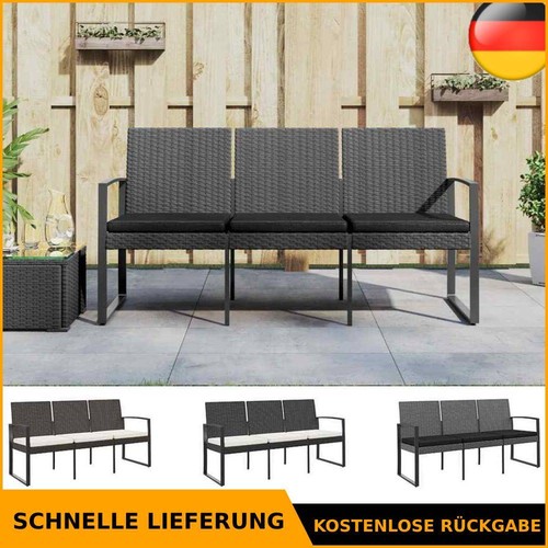 Gartenbank sitzer mit kissen - gartenbank,