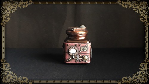 Steampunk mini flasche glas - steampunk,