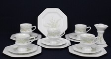 17x GALLO Leonardo Fougere SOMMERFARN Kaffeeservice Ersatzteile Tasse Teller