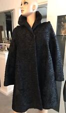 Swakara Persianer Karakullamm - echt Fell Pelz Kurzmantel Longjacke