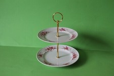 zweistöckige Etagere Teller Seltmann Weiden 26043 Annabell Rosa Rosen 121566