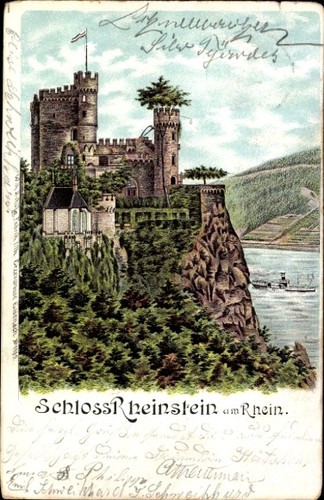 Litho trechtinghausen - trechtinghausen, am