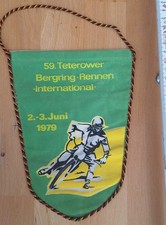 Speedway Wimpel 1979 Teterower BERGRING  RENNEN  GRASBAHN TETEROW 