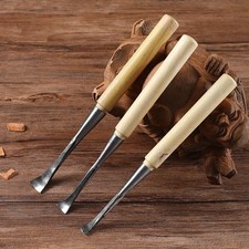 3pcs Schnitzmesser Holzbeitel Set Holzschnitzerei Holzmeissel Hohlbeitel Holz