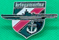 Wehrmacht-Abzeichen "Kriegsmarine" WWII - U-Boot Typ VII mit Anker - Deutschland