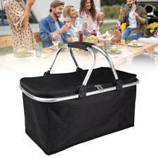 Faltbar Einkaufskorb Picknickkorb Kühlkorb Einkaufstasche Thermokorb 