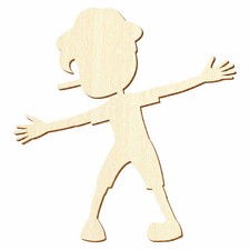 Holz Pinocchio - Deko Basteln