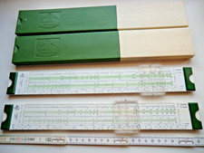 2 Rechenschieber Faber-Castell