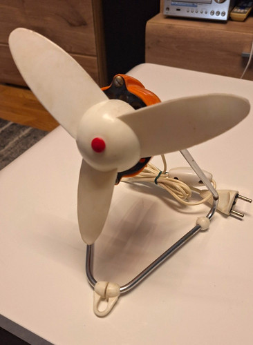 Vintage tischventilator orange - tischventilator,