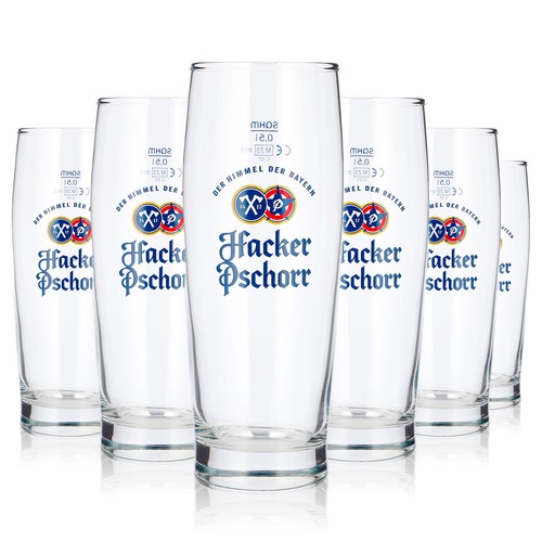 Hacker pschorr bier glas - bier,