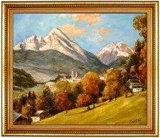 Ölbild Berchtesgadener Land
