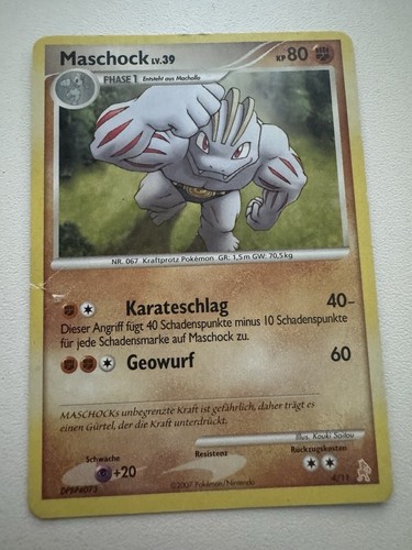 Pokemon karte maschok 11 - karte,