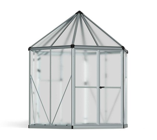 Gewächshaus hexa aluminium - gewächshaus,