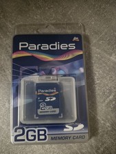 2GB Secure Digital Card  ( 2 GB SD Karte ) PARADIES Neu