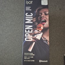 iJoy Open Mic Bluetooth Lautsprecher & Karaoke Mikrofon Roségold 