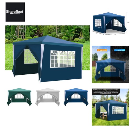 3x3m pavillon gartenpavillon - pavillon,