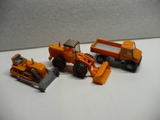 Wiking Unimog U 1700, Hanomag Radlader u. Planierraupe 1:87
