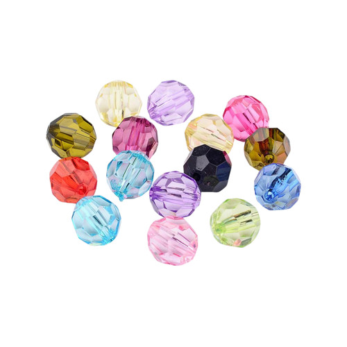 30x acrylperlen facettiert - 30x,