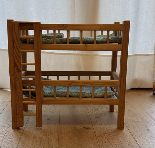 Puppenbett hochbett holz mit - puppenbett,