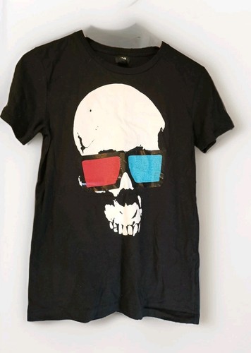 Schwarzes totenkopf shirt - schwarzes, t-shirt