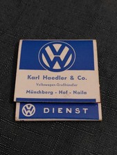 Streichholzheftchen, VW