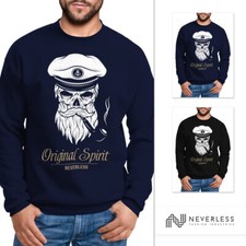 Herren Sweatshirt Totenkopf