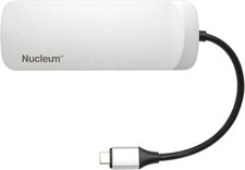 Kingston C-HUBC1-SR-EN Nucleum USB C Hub Typ-C Adapter Connect USB 3.0 Silber