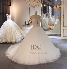 Prinzessin spitze brautkleid - prinzessin,