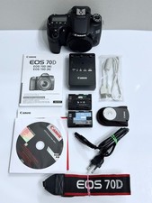 Digitalkamera Canon EOS 70D 20.2 MP / Full HD Video SLR - nur 10933 Auslösungen