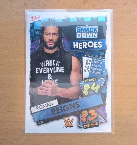 Wwe karte 263 - roman, reigns