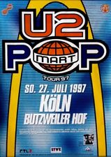 U2 - U 2 - 1997 - Plakat - In Concert - Popmart Tour - Poster - Köln