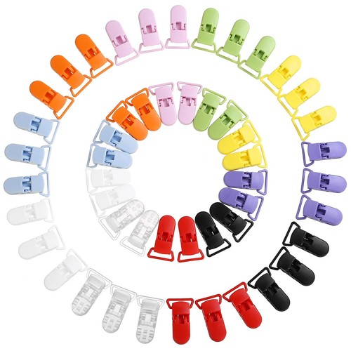 Schnullerketten clips set - schnullerketten,