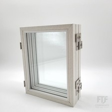 Afuly Bilderrahmen Collage 13x18 Holz Weiß Doppelglas 3 Bilder 9 - Unvollständig