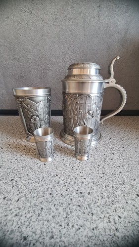 Bierkrug glas und - 1,