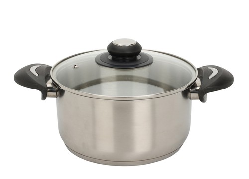 Edelstahl kochtopf mit glas - mit,