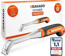 Gakago Kraft-Schaber Hochwertige Dreieck-Ziehklinge langlebiger Wolframcarbid